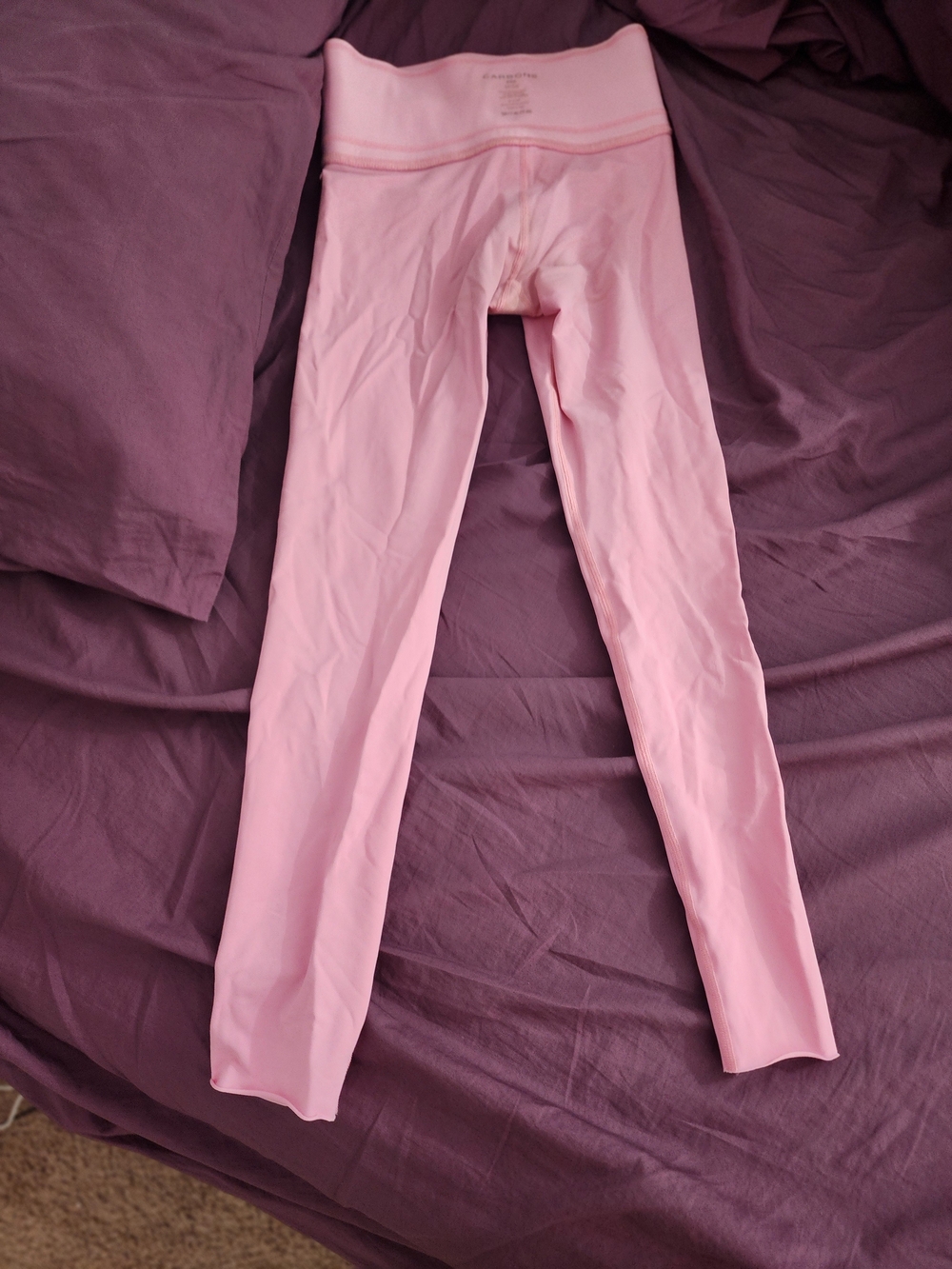 Carbon38 Light Pink Kids Leggings